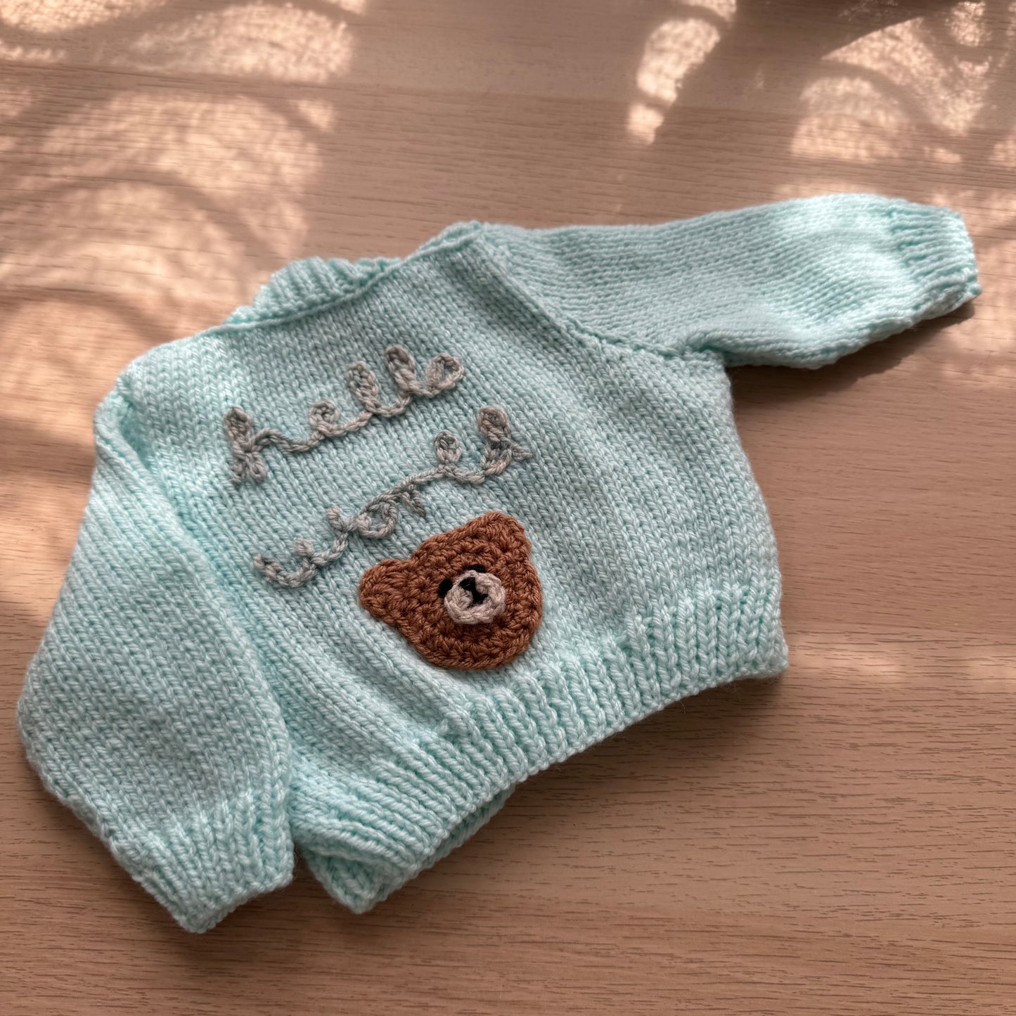 Hello World cardigan