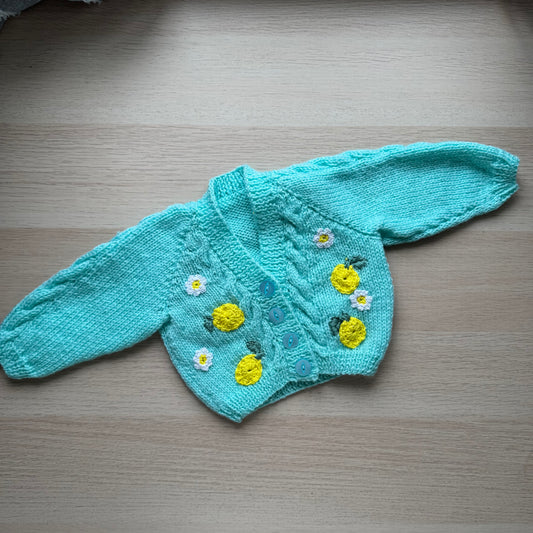 Lemons and Daisy’s cardigan