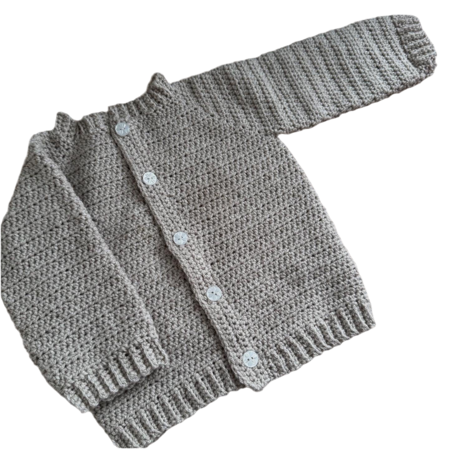 Custom crochet cardigan