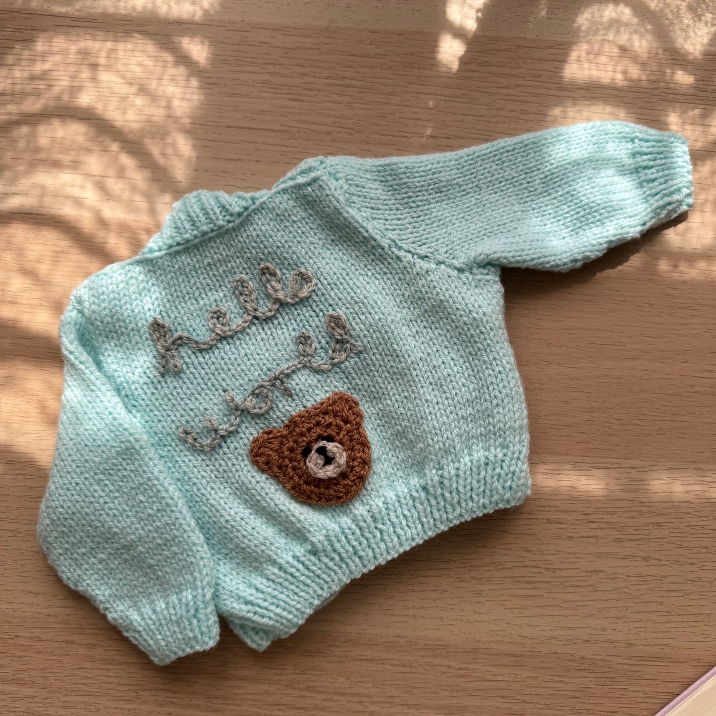 Hello World cardigan