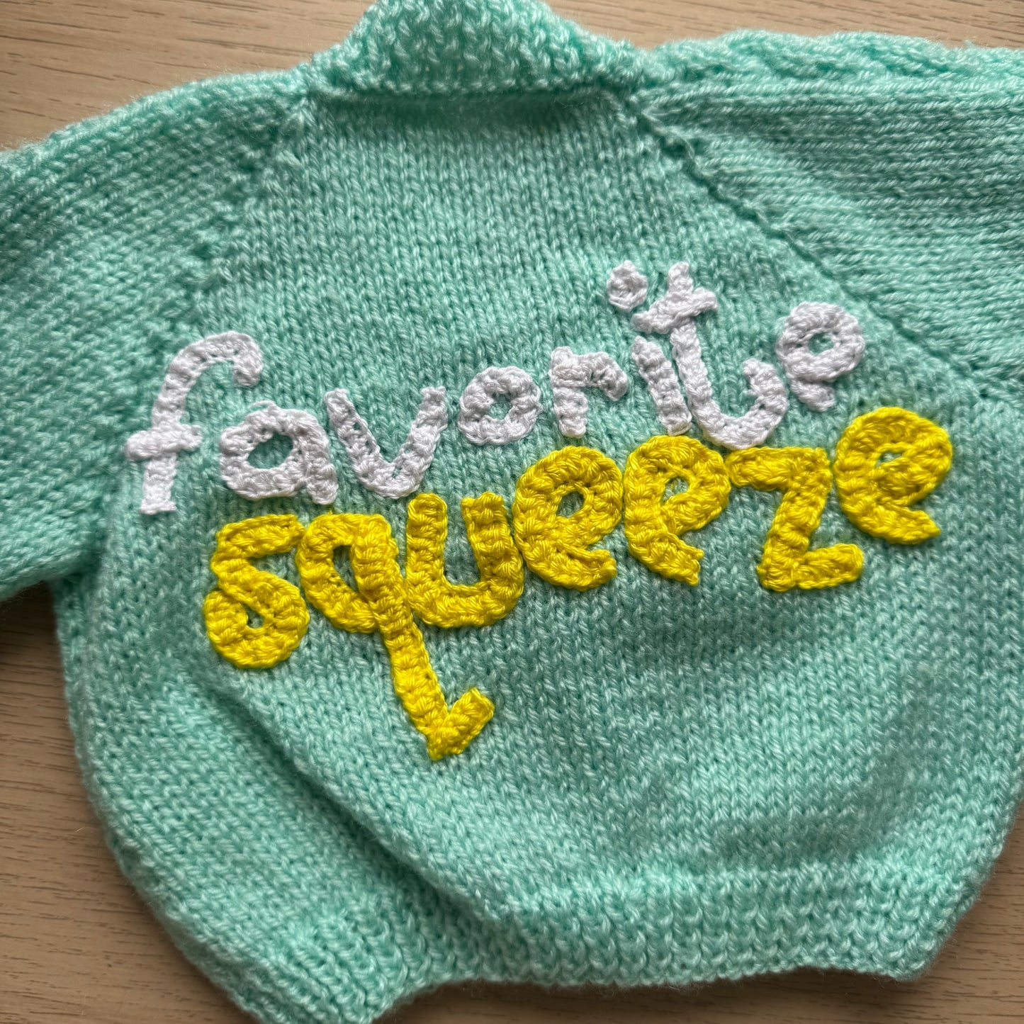 Lemons and Daisy’s cardigan