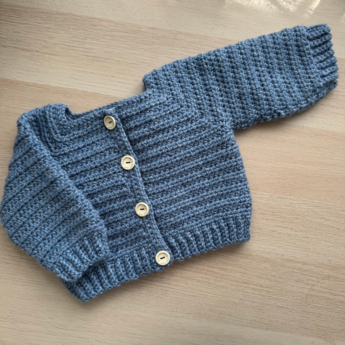 Custom crochet cardigan