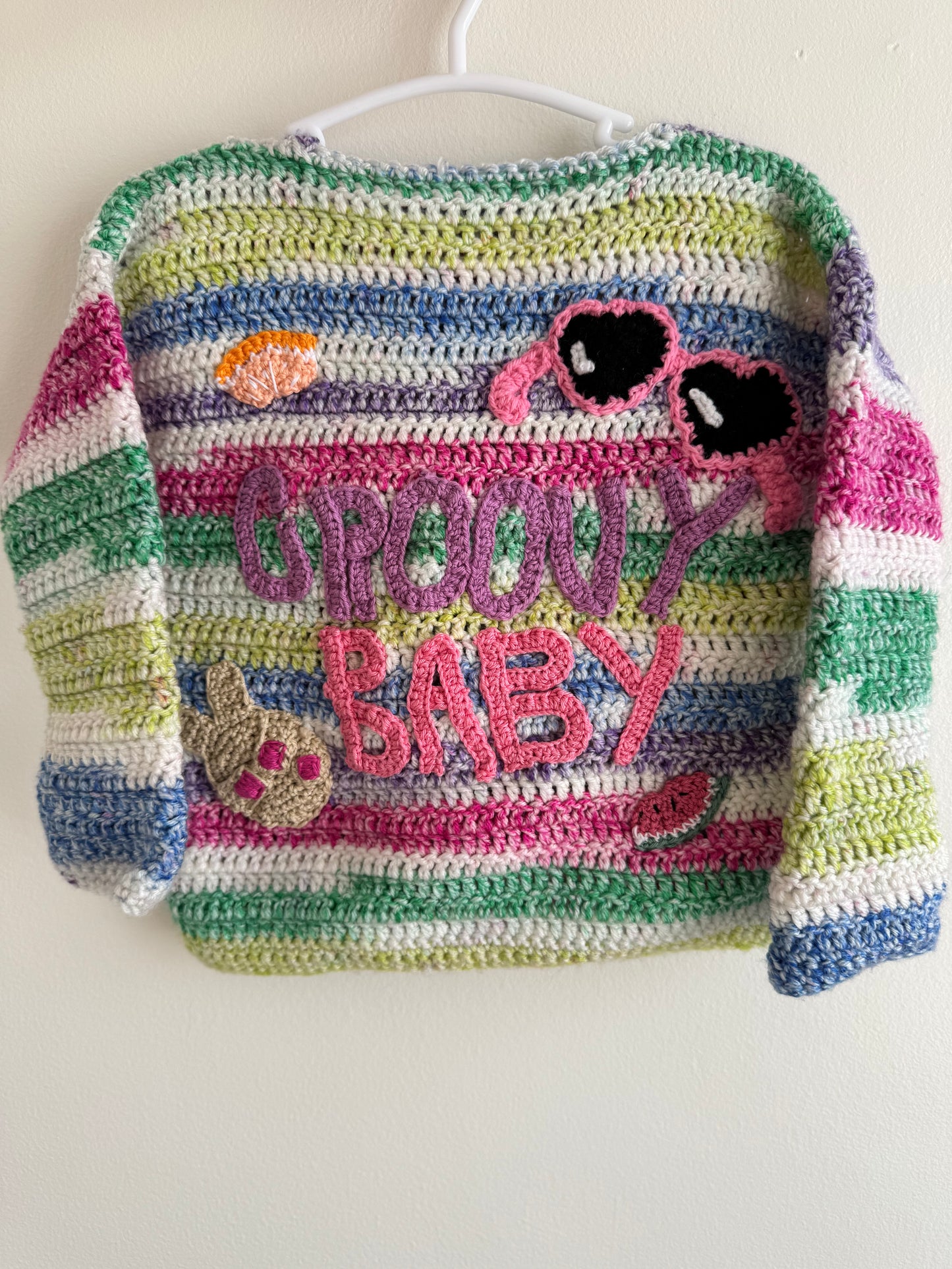 Groovy Baby crochet jumper